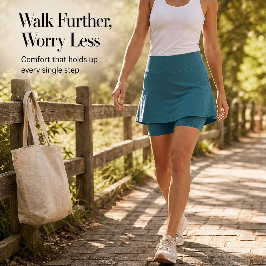 Airveil™ – Breathable Anti-Chafe Active Skort with Pockets + 50% OFF - Image 11