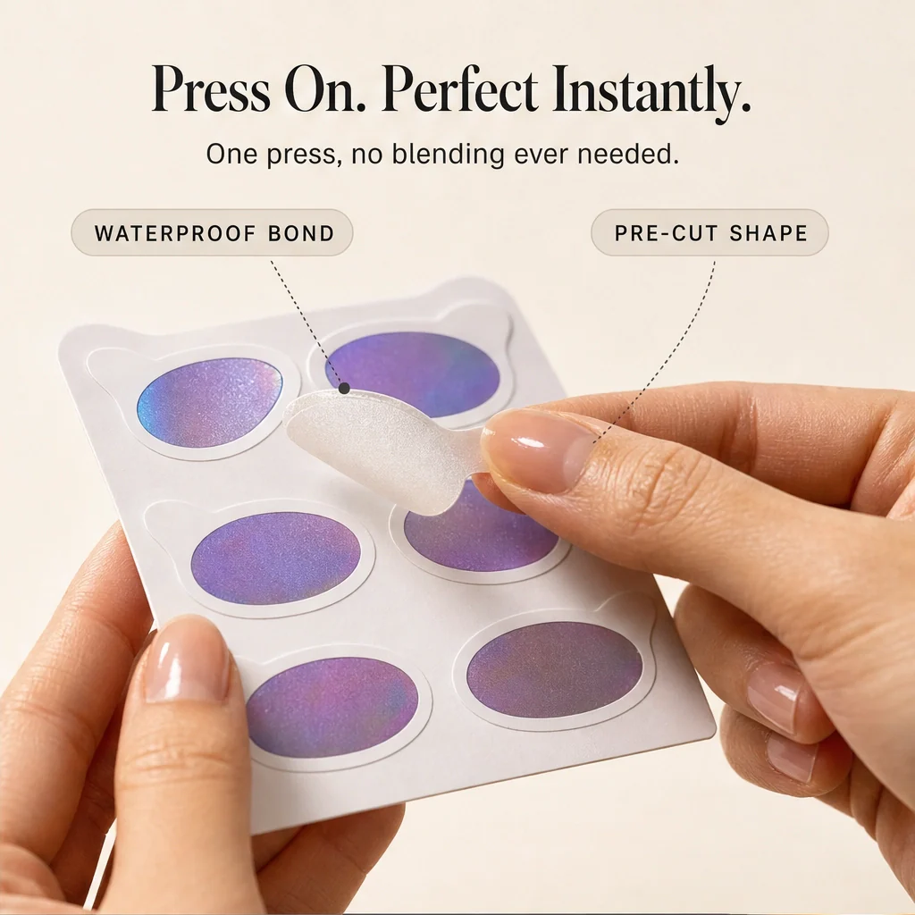 Lustreveil™ – Waterproof Holographic Eyeshadow Transfer Stickers + Buy 1 Get 1 FREE - Image 3