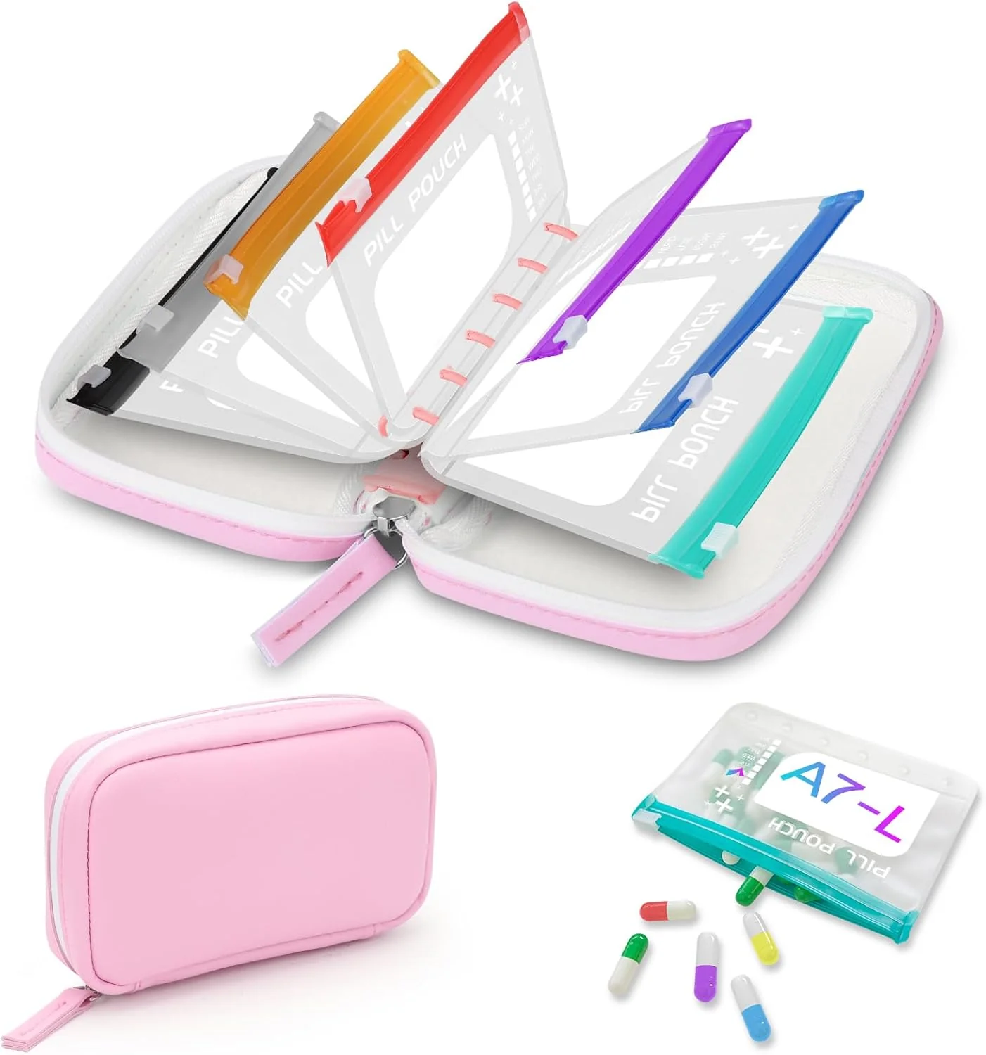 Apothene™ – Waterproof Binder Pill Pouch with 14 Color-Coded Daily Pockets + 50% OFF - Image 16