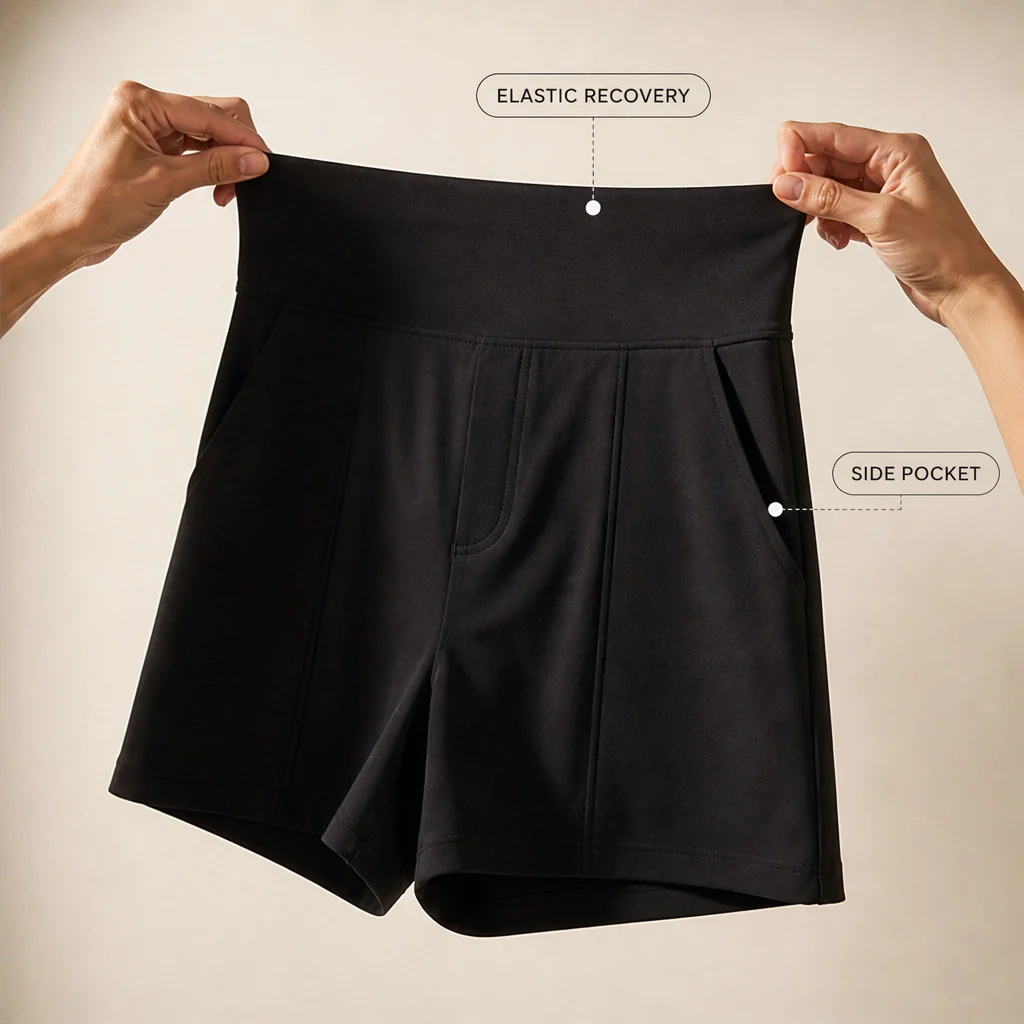 Smoothvelle™ – High-Waisted Tummy-Control Shorts with 4-Way Stretch & Pockets + 50% OFF - Image 8