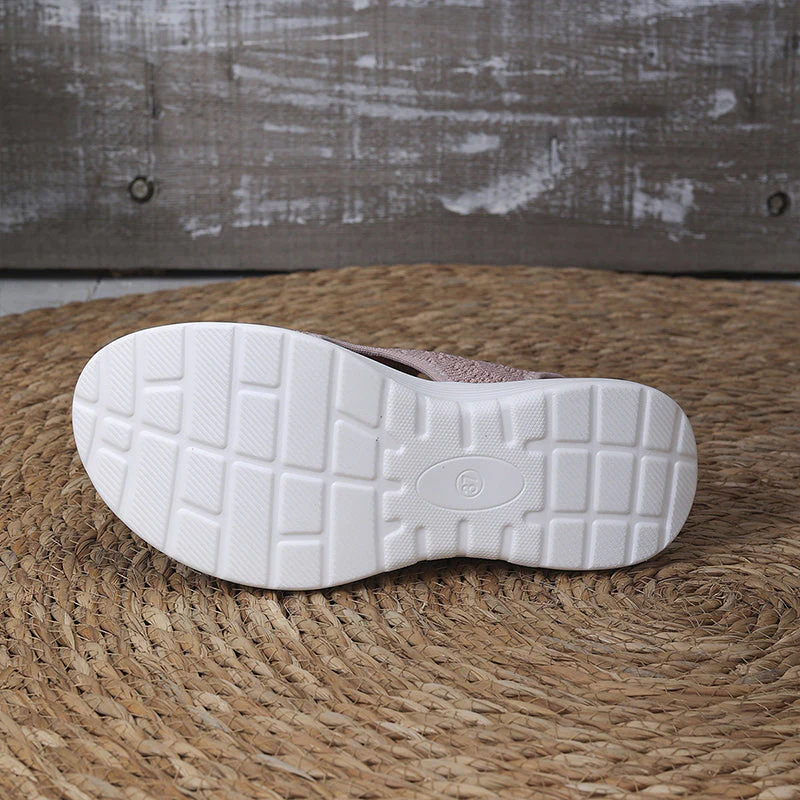 Airelle™ – Breathable Knit Cushioned Platform Sandals + 50% OFF - Image 9