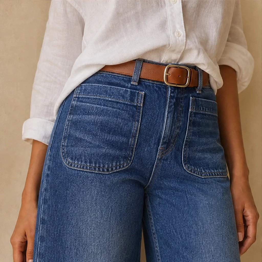 Marlowe™ – High-Rise Wide-Leg Jeans with Soft Premium Denim + 50% OFF - Image 3