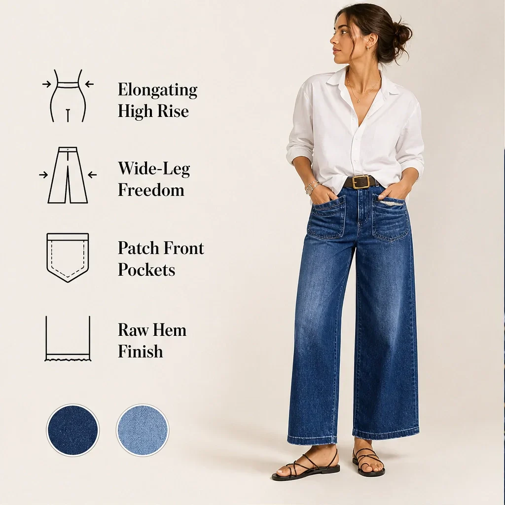 Marlowe™ – High-Rise Wide-Leg Jeans with Soft Premium Denim + 50% OFF - Image 7