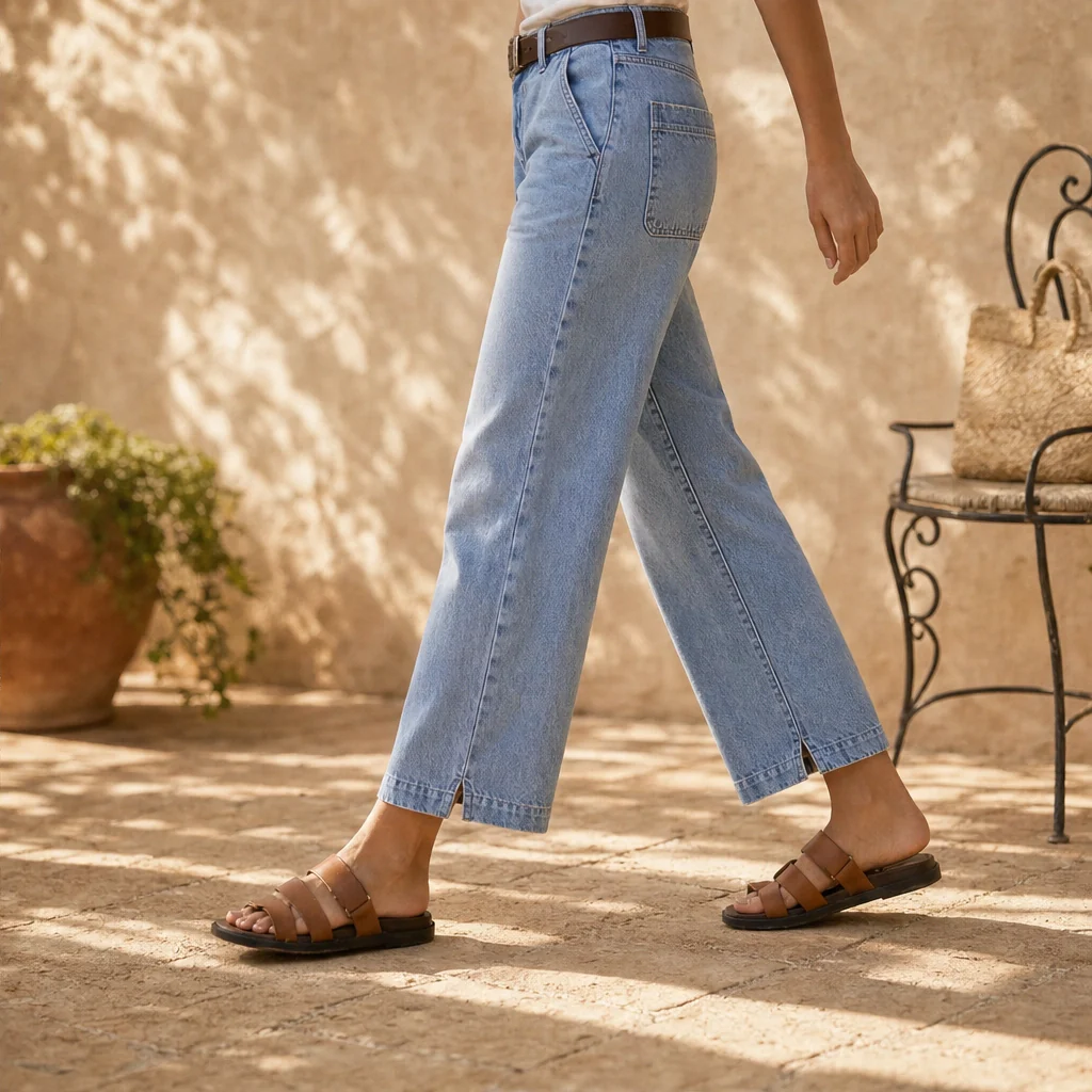 Indigowell™ – Leg-Lengthening Cropped Barrel Jeans + 50% OFF - Image 2