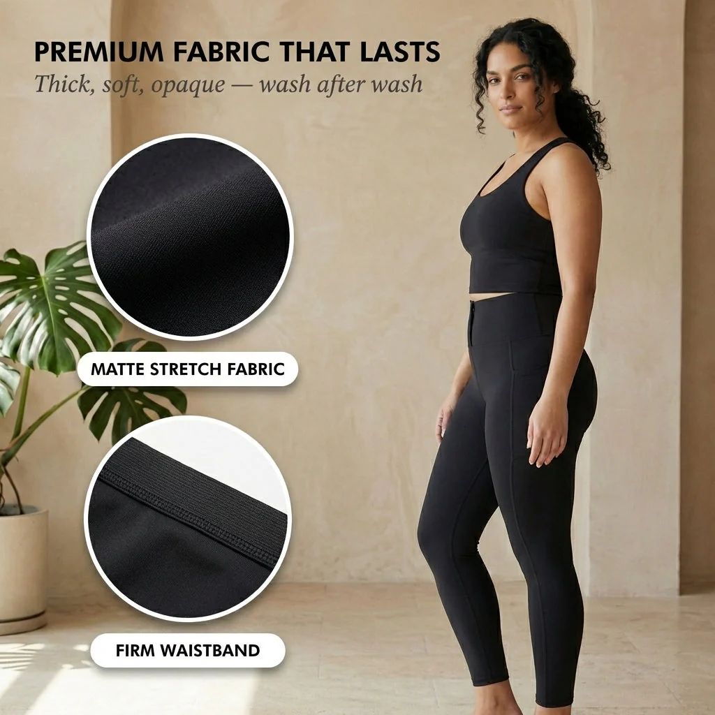 Curvelle™ – High-Waisted Sculpting Tummy Control Slimming Leggings + 50% OFF - Image 5