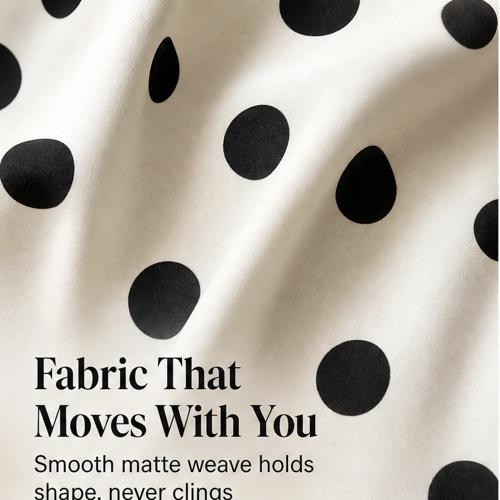 Veraine™ – Polka Dot V-Neck Adjustable-Waist Summer Dress + 50% OFF - Image 5