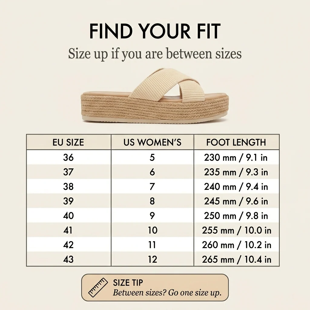 Raffia™ – Cross-Strap Braided Platform Women's Summer Sandals + 50% OFF - Image 4