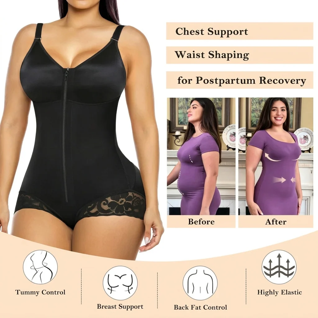 Hushform™ – 360° Compression Zip-Up Tummy Control Shapewear Bodysuit + 50% OFF - Image 7