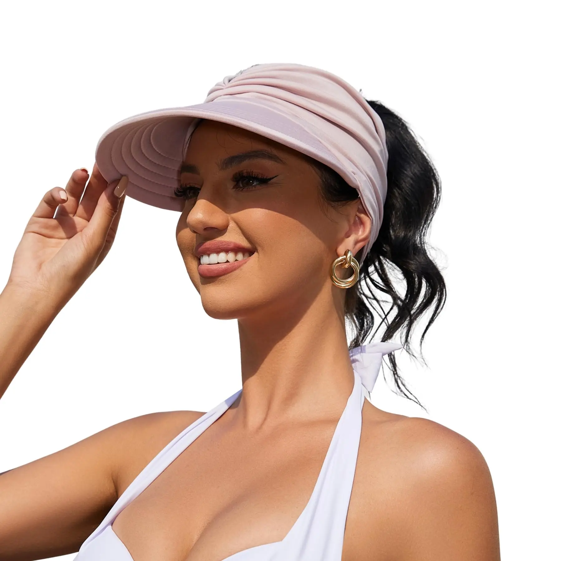 Brimhaven™ – UPF 50+ Wide-Brim Ponytail Sun Visor for Women + 50% OFF - Image 12