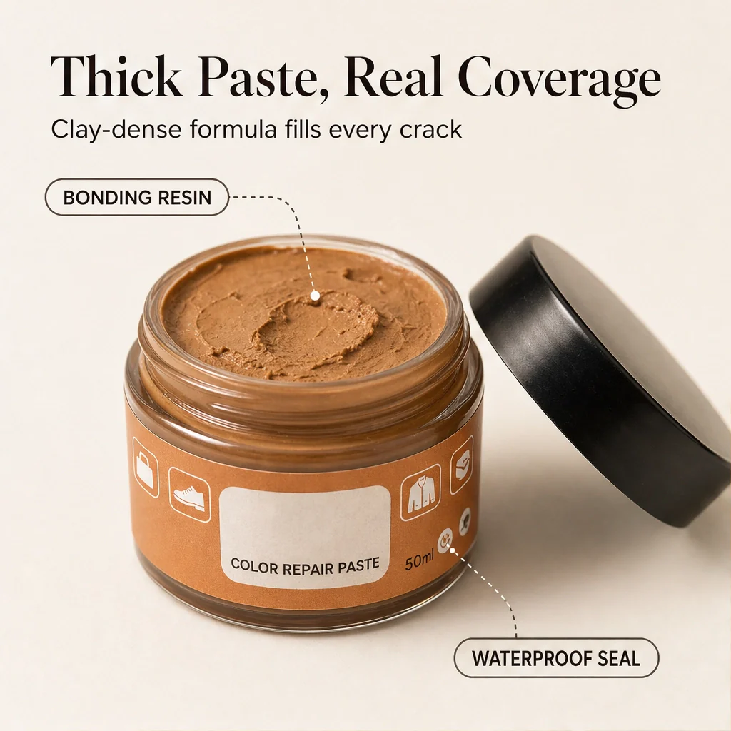 Hidecraft™ – Waterproof Leather Color Repair Paste (50ml, 25 Colors) + 50% OFF