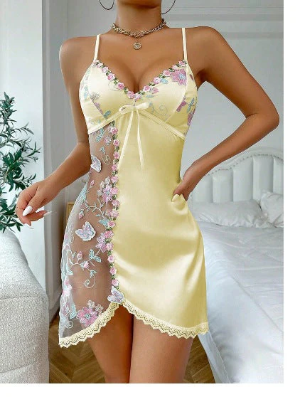 Rosenne™ – Floral Embroidered Lace Chemise with Adjustable Straps + Buy 1 get 1 FREE - Image 19
