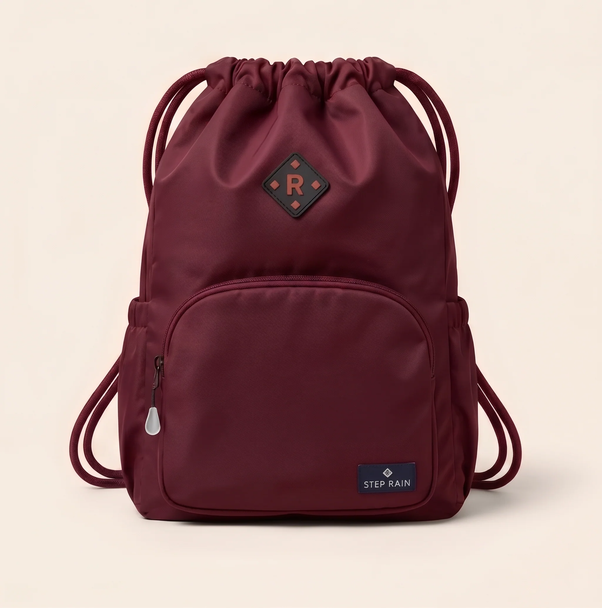 Stowa™ – Waterproof Drawstring Sport Backpack with Zippered Pockets & Adjustable Straps + 50% OFF