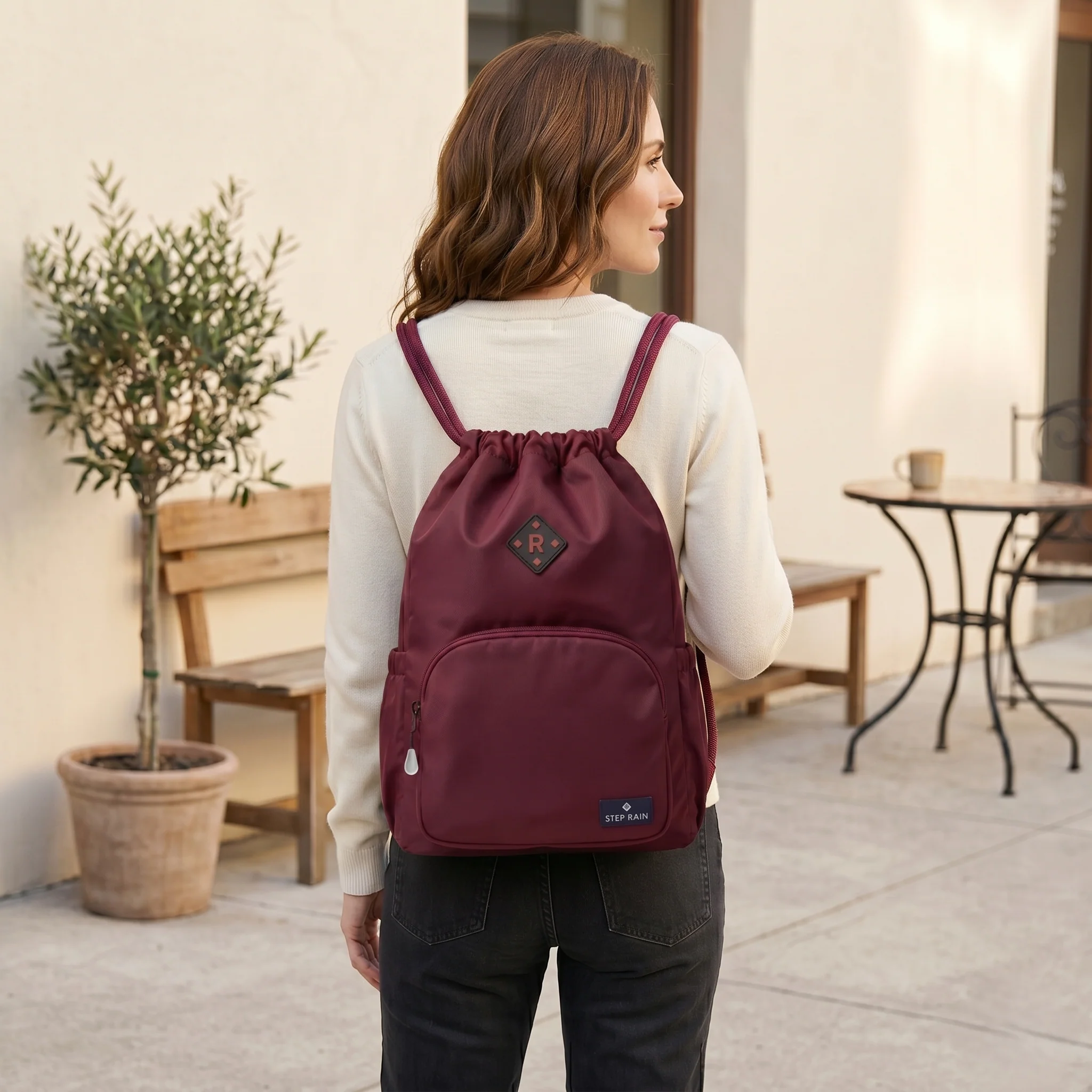 Stowa™ – Waterproof Drawstring Sport Backpack with Zippered Pockets & Adjustable Straps + 50% OFF - Image 3