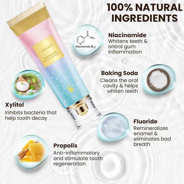 LumiSmile Niacinamide Whitening Toothpaste- 50 % OFF - Image 5
